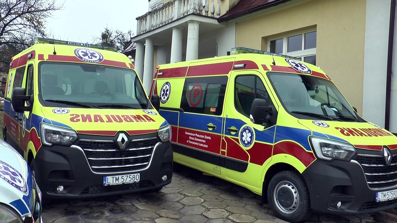 Nowe karetki dla szpitala w Tomaszowie Lubelskim