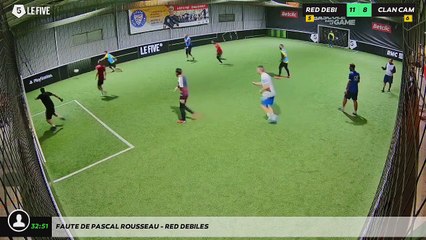 Faute de Pascal Rousseau - RED DEBILES