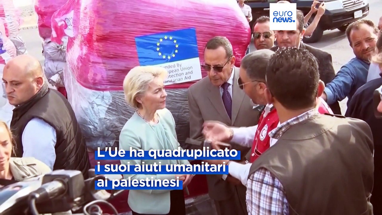 L'Ue chiede un "aumento" degli aiuti a Gaza dopo l'accordo di tregua