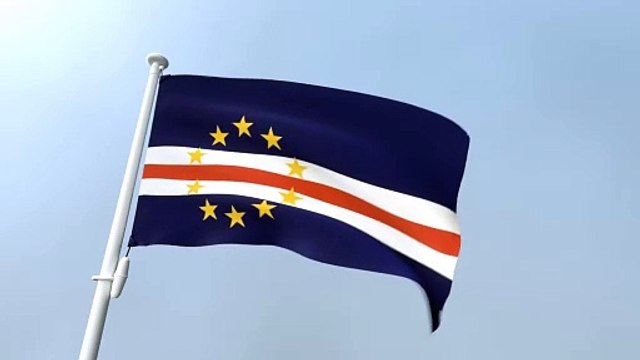 Cape Verde (Cabo Verde) Waving Flag
