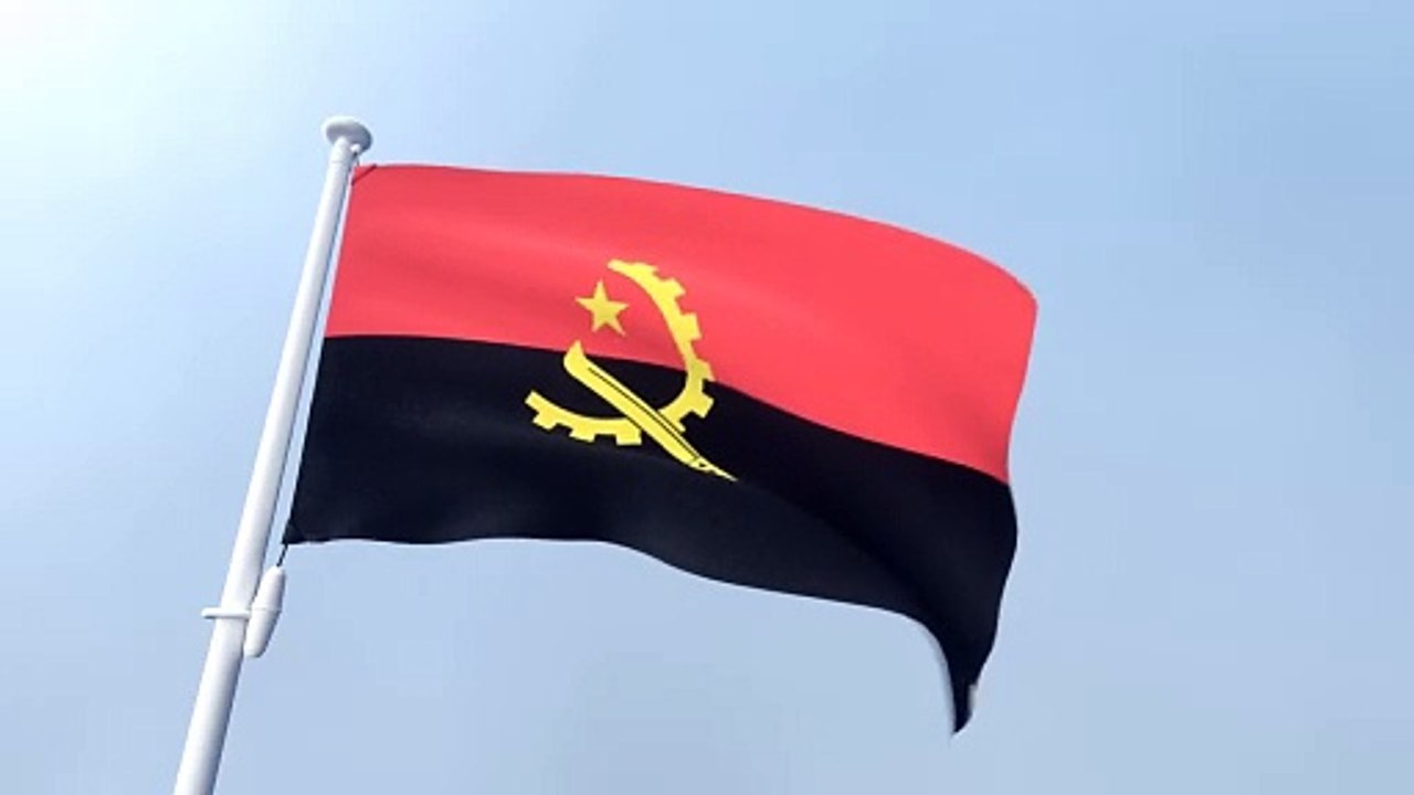 Angola Waving Flag