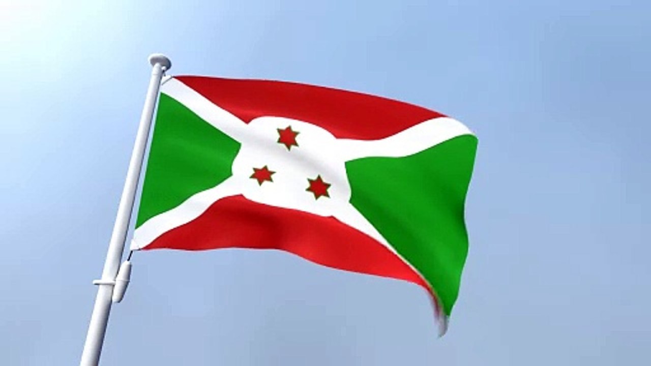 Burundi Waving Flag