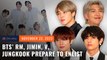 BTS’ RM, Jimin, V, Jungkook preparing for military enlistment
