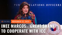 Imee Marcos says PH gov’t shouldn’t cooperate with ICC