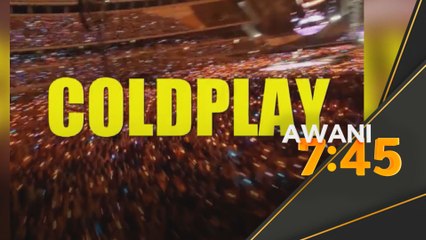 Konsert Coldplay tetap diteruskan