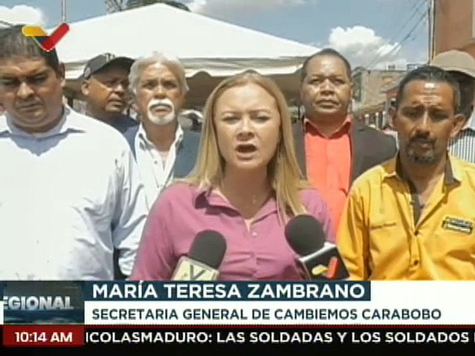 Partidos opositores del edo. Carabobo participaron en el simulacro electoral en defensa del Esequibo