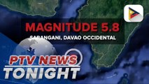 5.8 magnitude earthquake hits Sarangani, Davao Occidental