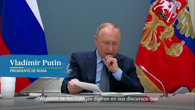 Putin: Rusia nunca ha rechazado las conversaciones de paz con Ucrania