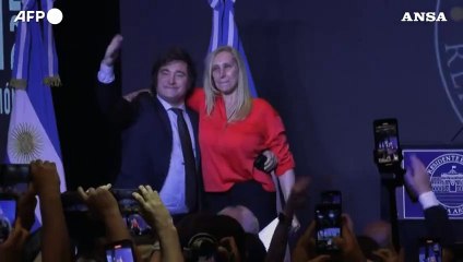Argentina, Milei: "Questa e' una notte storica"