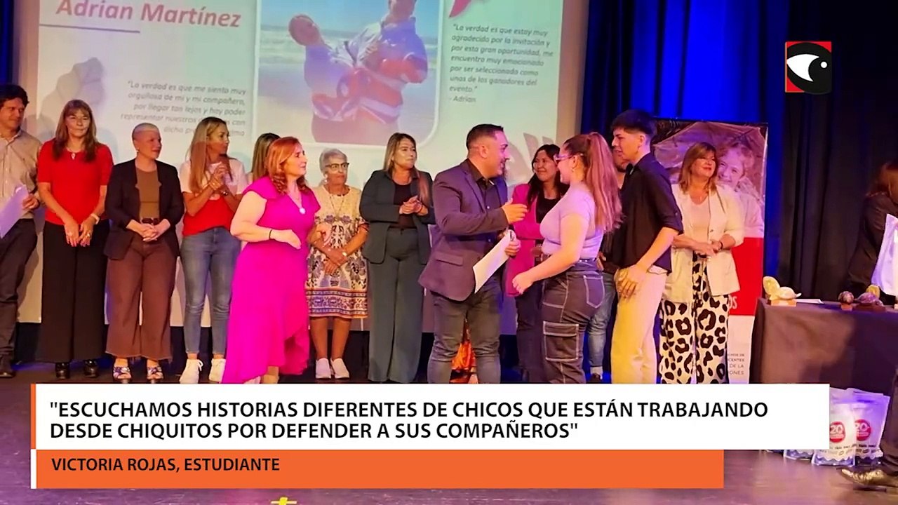 Premios Defensoría 2023 | "Escuchamos historias diferentes de chicos que están trabajando desde chiquitos por defender a sus compañeros", indicó la estudiante Victoria Rojas
