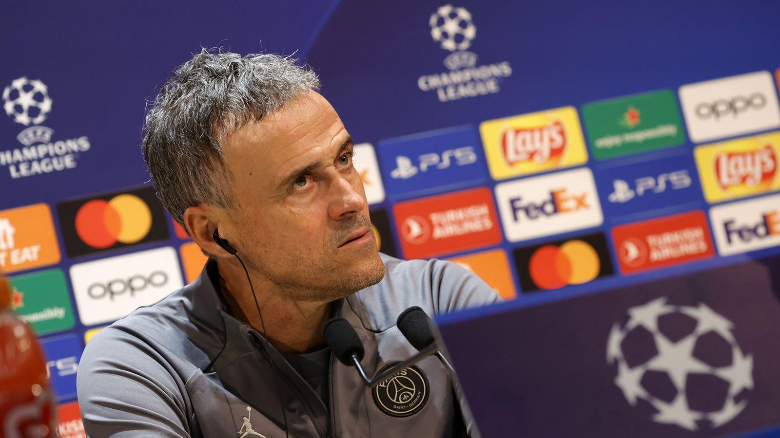 Luis Enrique Press Conference before Newcastle