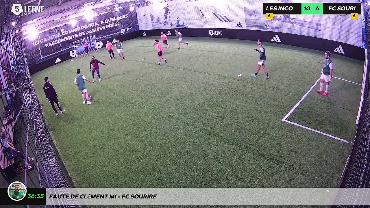 Faute de Clément MI - FC SOURIRE