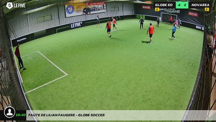 Faute de Lilian Faugere - GLOBE SOCCER