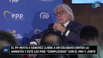 El PP invita a Sánchez Llibre a un coloquio contra la amnistía y éste les pide 