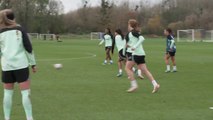 Chelsea Women train ahead of UEFA Womens Champions League clash with Paris FC
