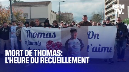Mort de Thomas: l’heure du recueillement