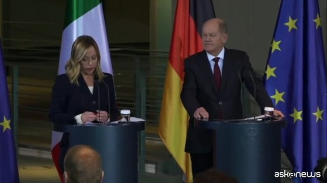 Meloni a Berlino firma patto Italia-Germania: Ottima notizia per Ue