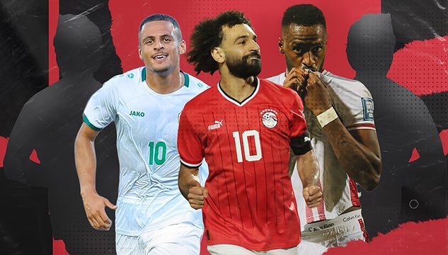 خمسة عشر محترفًا عربيًا تألقوا مع بلادهم في تصفيات كأس العالم