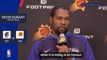 KD honoured to be amongst NBA greats on all-time list