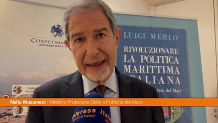 Mare, Musumeci "Risorsa per colmare divario Nord-Sud"