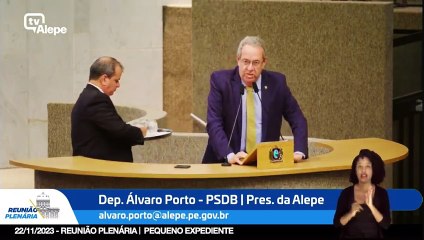 Álvaro Porto sobe à tribuna e rebate Debora Almeida: 'Não sou omisso nem subserviente a ninguém'