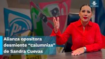 Alianza Va por la CDMX desmiente declaraciones de Sandra Cuevas