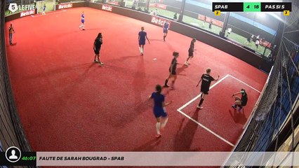 Faute de Sarah BOUGRAD - SPAB