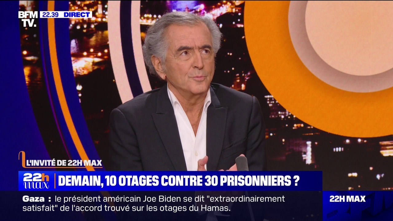 Bernard-Henri Lévy: "La position d'Israël depuis sa fondation est de négocier avec le diable si ça permet de sauver un enfant ou de ramener à la maison un soldat"