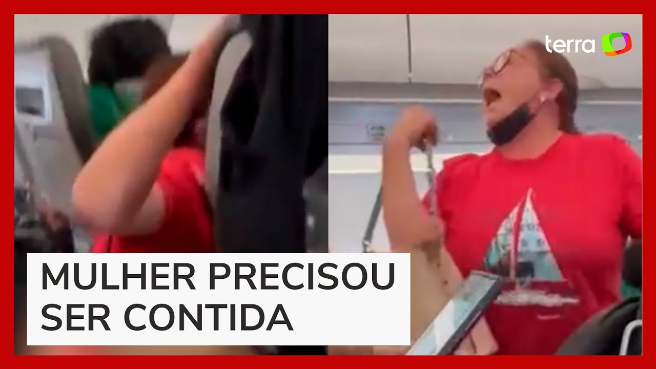 Mulher ameaça urinar e abaixa as calças durante voo nos EUA