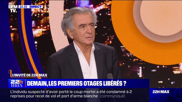 Accord entre Israël et le Hamas: Je ne le croirais que lorsque je verrais vraiment les otages libérés , affirme Bernard-Henri Lévy