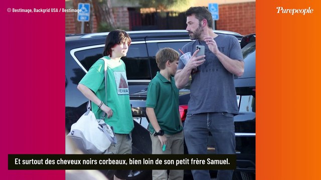Ben Affleck et Jennifer Garner : Leur ado Seraphina tente le look garçon manqué et les cheveux noir corbeau