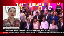 Dirigentes del PRI, PAN y PRD rechazan declaraciones de Sandra Cuevas