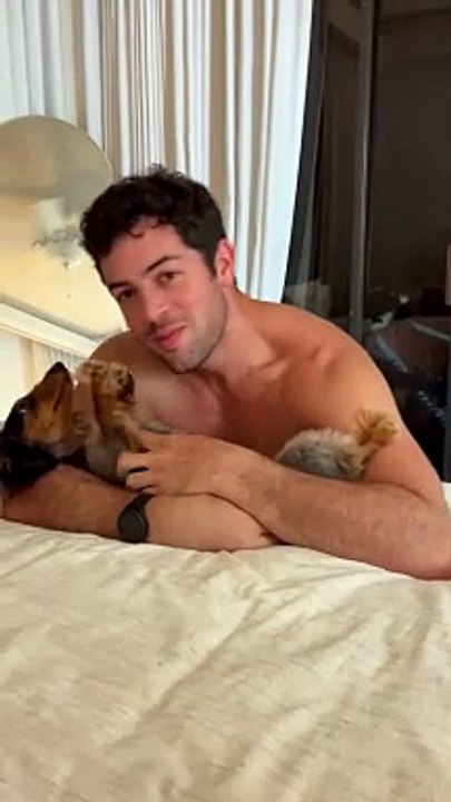 Dachshund Looking for Love With Dad