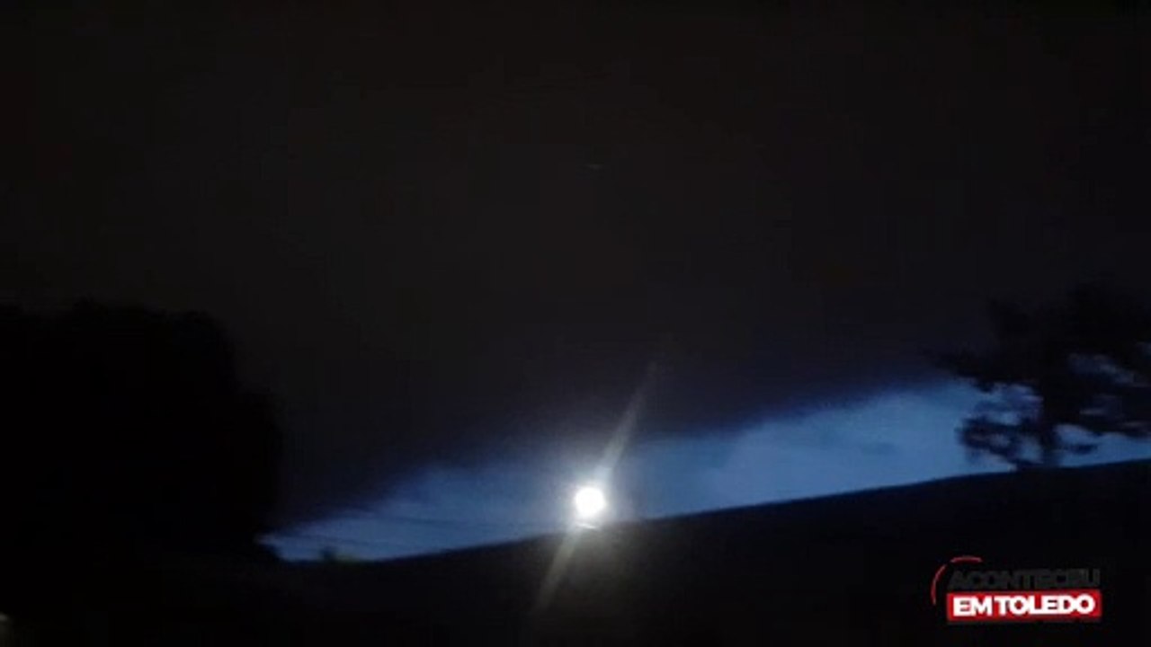 Clima: Tempo vira em Toledo; Tempestade tropical atinge a cidade na noite desta quarta-feira