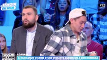 Aqababe victime d'une agression : Le célèbre blogueur submergé par l'émotion et quitte en pleurs le plateau de TPMP (VIDÉO)