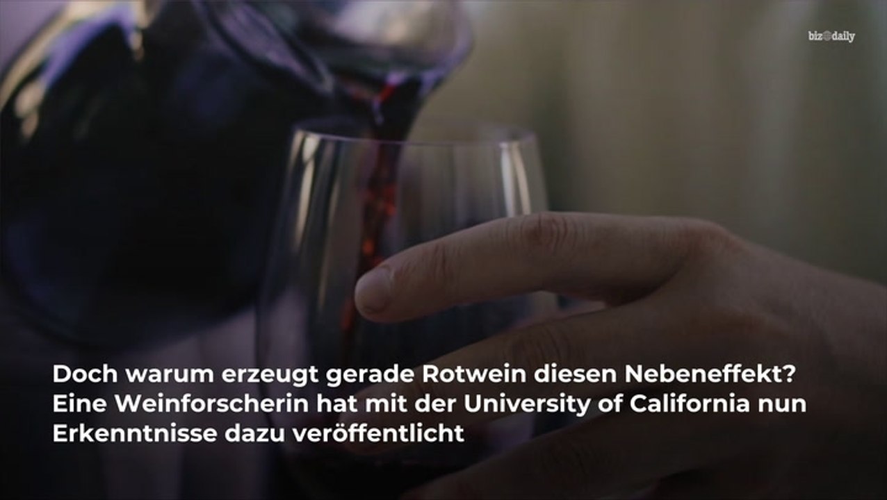Kopfschmerzen durch Rotwein: Das steckt dahinter