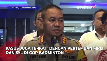 Alasan Polisi Tetapkan Ketua KPK Firli Bahuri Tersangka Terkait SYL