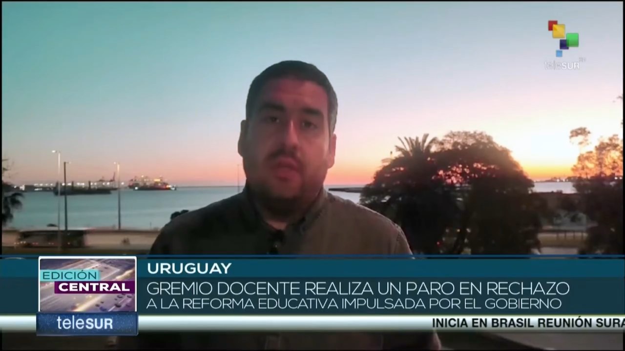 Uruguay: Gremio docente realiza un paro en rechazo a la reforma educativa