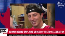 Tommy DeVito Explains his TD Celebration