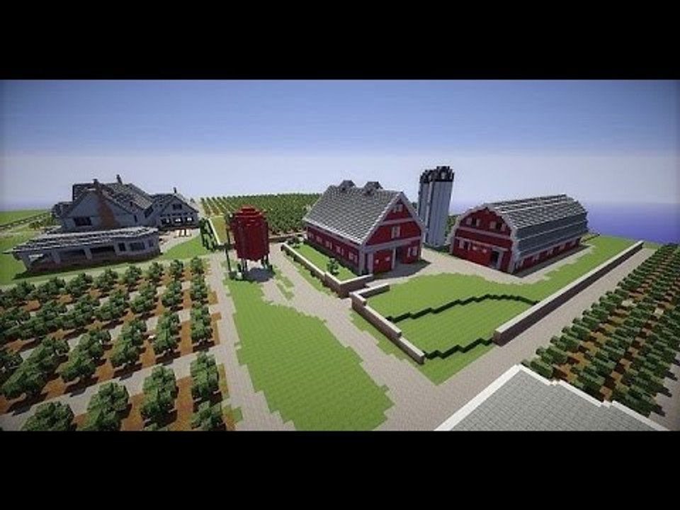 Dünyanın En Büyük Tarlası Ve Çiftliği - Minecraft Modern Evler Serisi