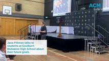 Jana Pittman at Goulburn Mulwaree High School