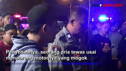 Dorong Motor yang Mogok, Pria Tewas di Palangka Raya