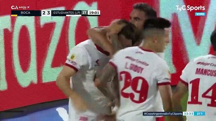 Otra vez Boselli ayudó para la gesta del gol y ahora Estudiantes vence a Boca 3 a 2