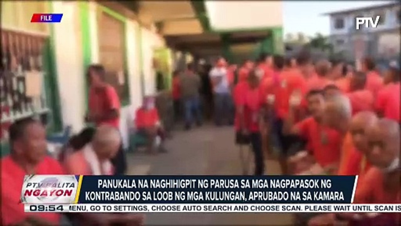 Panukala na naghihigpit ng parusa sa mga nagpapasok ng kontrabando sa loob ng mga kulungan, aprubado na sa Kamara
