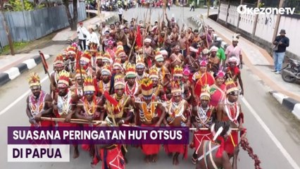 Meriah, Peringatan HUT Otsus ke 22 di Kota Sorong