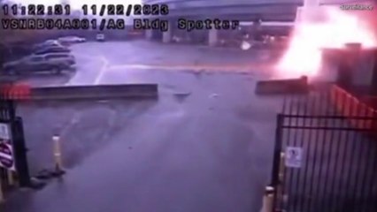 ABD-Kanada sınırındaki patlamanın görüntüsü