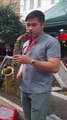 Frank Sinatra - Fly Me to the Moon saxophone cover by Nikko Basbas Ibasan at Session Road, Baguio