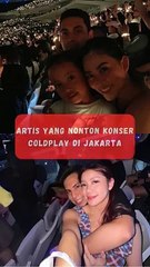 Artis yang Datang Nonton Konser Coldplay di Jakarta