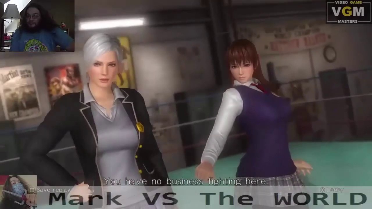 Playing DOA 5 The Last Round