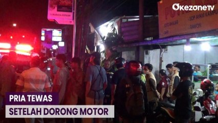 Pria Tewas Usai Dorong Motor  Mogok di Palangka Raya